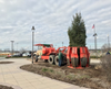 A Christmas tree was planted in the courtyard of the Bridgewater Municipal Complex​ allowing the township to host its first Christmas Tree lighting on Friday.