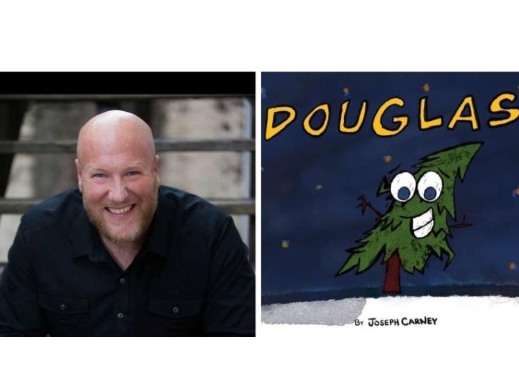 Garwood resident and Cranford native Joseph Carney is spreading the Christmas spirit in his first children's book "Douglas: A Christmas Tale​."