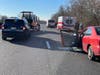 The Garden State Parkway was shut down in both directions following a serious crash in Clark.