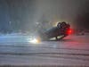 In Warren at 6:44 p.m., Samantha Cahn, 25, of Piscataway was driving south on King George Road near Cotswold Lane when she lost control in the snow, left the road, struck a tree, and overturned.