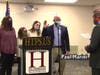 Paul Marini was sworn in on Monday night to the Hillsborough Board of Education.