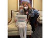 90-year-old Dee Wagner of Brandywine Living at Middlebrook Crossing Bridgewater gets the vaccine.