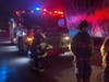 The two-car crash was reported on Friday just before 10 p.m. in Clark.