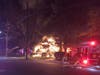The fire at a home at 244 N. Martine Avenue in Fanwood.