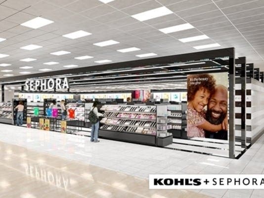 How the new Sephora will look inside the Kohls.