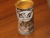 A can of rootbeer found near the time capsule.