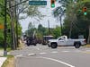 Route 28 remains closed as of 1:40 p.m. on Wednesday.