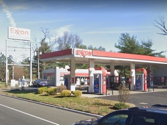 The Exxon gas station at 1800 Route 22 in Scotch Plains.