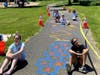 Bridgewater Girl Scout Troop #60782 got crafty and created a 70-foot long obstacle course.