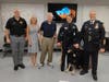 Honorary Life Member Arthur Wildman with Sheriff Darrin Russo and Undersheriff Tim Pino.