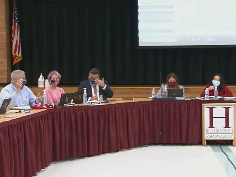 Controversy over the removal of a Hillsborough student's artwork depicting Black Lives Matter issues​ continued at the recent school board meeting taking up much of the public comment period.
