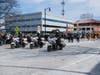 NJSP motorcycles lead the contingent of troopers on to Main Street.