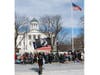 Somerset County's Color Guard pauses while it waits for the parade to proceed.