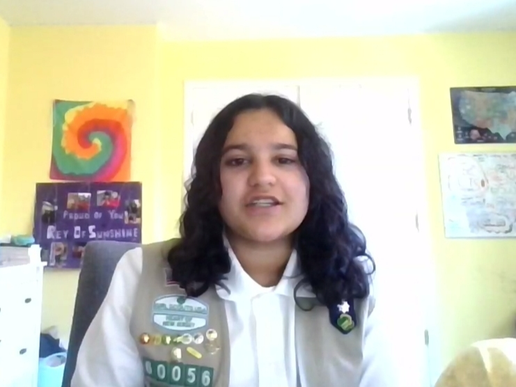 Reya Varun, a freshman at Hillsborough High School, was chosen to speak during the event at the United Nations headquarters in New York.