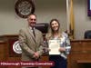 D'Anna Barbaro with Mayor Shawn Lipani.