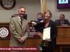 Erin Chung with Mayor Shawn Lipani.