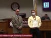 Ian Evans with Mayor Shawn Lipani.
