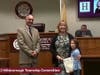 Joan Murphy with Mayor Shawn Lipani.
