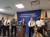 Somerset County First Assistant Prosecutor Annemarie L. Mueller along with Bridgewater, Raritan, Franklin and New Jersey State Police.