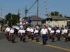 One of many bagpipe groups that participated in the John Basilone Parade.