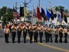 One of the many youth groups marching in the parade.