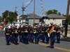 The United States Marine Corp Band from Quantico, Virginia helped to start this parade off by playing the Marines hymn as they marched down Thompson Avenue.