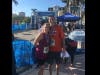 Matthew Moench and his sister Megan at the Miami Half Marathon.