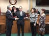 Shawn Lipani, along with his family, was sworn into office by Jack Ciattarelli of Hillsborough, former Assemblyman and Republican candidate for New Jersey Governor.