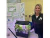 Dr. Pieroni at STEM with plants.
