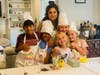 Akanksha Behari with her summer students.
