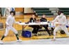 Freshman epee Reid Kokenge