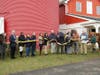 Somerset County Park Commission and Board of Commission members joined the staff and trail horses for the ribbon cutting at the Stable at Lord Stirling Park. County-owned horses and guided trail rides have returned following the COVID hiatus.