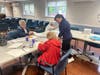 Participants in the workshop enjoyed creating neurographic drawings.