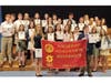 Thirty-one students were inducted into the National Spanish Honor Society
during the World Language Induction Ceremony on May 11.