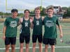 4x400 Relay Team of from left Leo Kovatch, Joseph Dachnowicz, Patrick Doran and Edward Condolon.