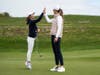 Ridge H.S. Senior and New Jersey’s Top Ranked Junior Golfer Katie Li meets LPGA Icon Michelle Wie West at Liberty National Golf Club. Li Will Be competing in an AJGA Invitational alongside LPGA Tour players.