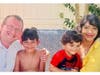The O'Brien Family - Susanne, Chris, Lucius (8), and Cassius (3) of Bridgewater.