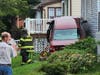 A car crash on West Scott Avenue in Rahway.