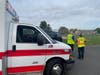 Branchburg Rescue Squad came to help those involved in the crash.