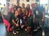 James Murray, known as Murr from the TV show Impractical Jokers, at the newly opened Rumble Boxing in Westfield for a book signing.