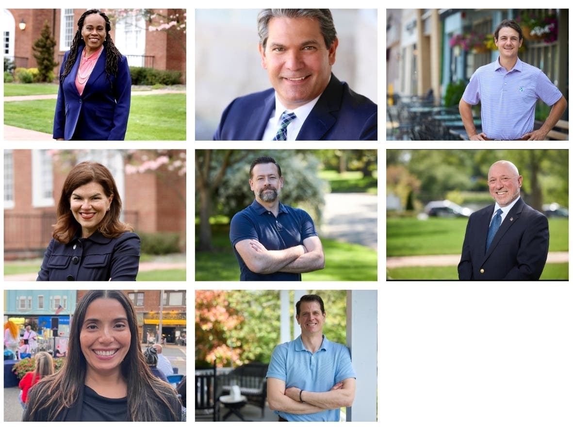 Pictured: Emily Root, Todd Saunders, Michael Armento, Michal Domogala, Dawn Nichol-Manning, Scott Katz, Erika Vargas-Garrison, and David Kiefer.