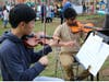 Members of the Westfield High School Orchestra perform in advance of the Lincoln Project Playground Ribbon Cutting Ceremony on Nov. 13.