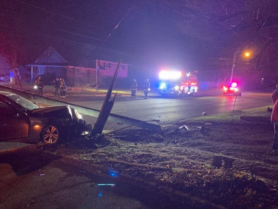 DWI Driver Crashes Into Utility Pole In Bridgewater: Police ...