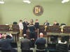 Republican Gary Baumann was sworn in to serve on the Bernards Township Committee.