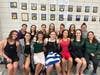 L to R, back row Sammie Oei, Kinga Kiss, Natalie Hillebrecht, Charli Geary, Emily Thompson, Eszter Kiss, Tally Lake, front row L to R Victoria Doucette, Amelia Ellis, Beth Higgins, Caitlyn Ferraioli, Maggie Luo, Niamh O'Sullivan, Anya Knudsen.