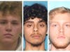 Sean Lebron, 20, of South Branch Road, Hillsborough, Juan Martinez, 21, of Gemini Drive, Hillsborough, and Christian Lebron, 22, of South Branch Road, Hillsborough.