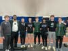 Qualifiers for the Meet of Champions (girls 4x800 and boys 4x800 not pictured, Left to right: Edward Condolon, Lokaditya Hariharan, Brenden McMahon, Katharine Frank, Owen Mays, Dev Patel, Johnny Kaiser, Joseph Dachnowicz)
