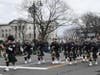One of the many bagpipe groups that participated in the parade.