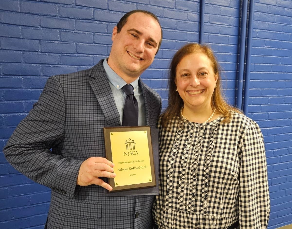 Adam Rothschild with Dana Karas of NJSCA.