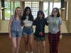 The Bridgewater Woman's Club sponsors BRHS junior girls to attend the Douglas College Girls Career Institute. From L-R: Emily Jepsen, Suhani Mullekatte, Priyanka Poplai, and Taylar Boon.